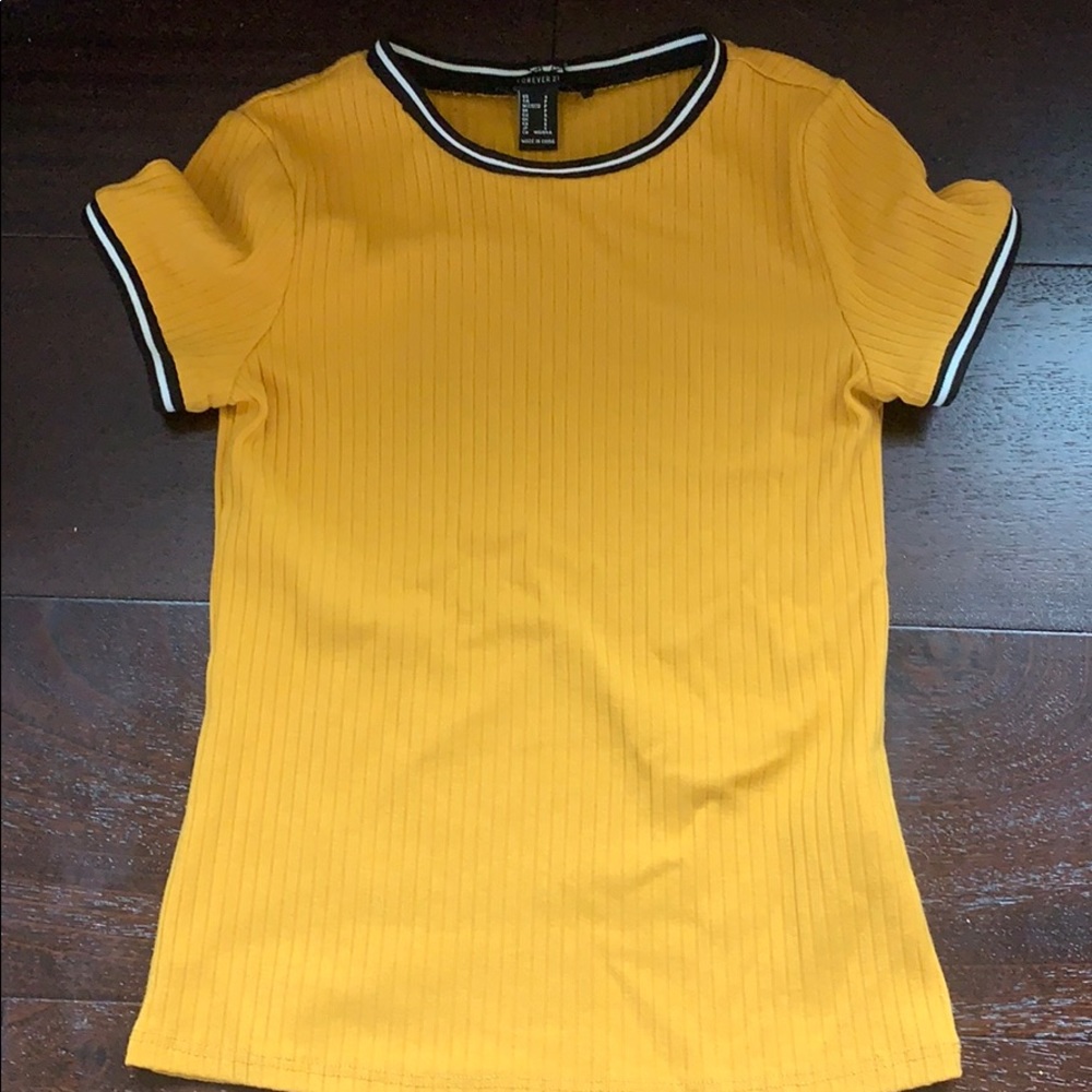 Forever 21 yellow top